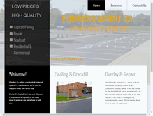 Tablet Screenshot of ehrhardtsasphalt.net